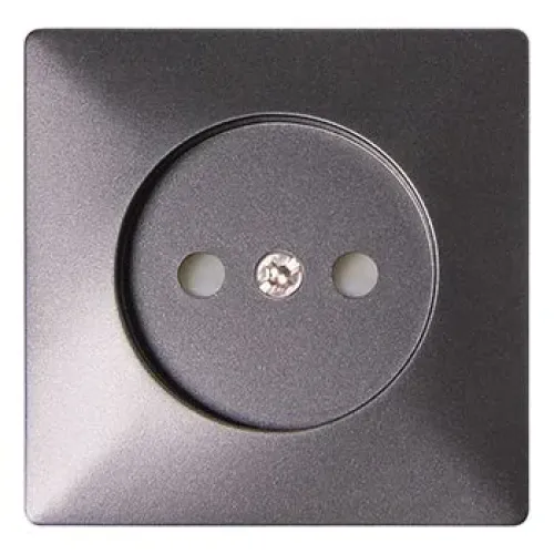 Панель e.lux.12211L.pn.anthracite до розетки без з/і, "антрацит" Панель e.lux.12211L.pn.anthracite до розетки без з/і, "антрацит"