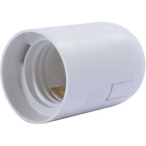 Патрон пластиковый e.lamp socket.E27.pl.white, Е27, белый Патрон пластиковый e.lamp socket.E27.pl.white, Е27, белый