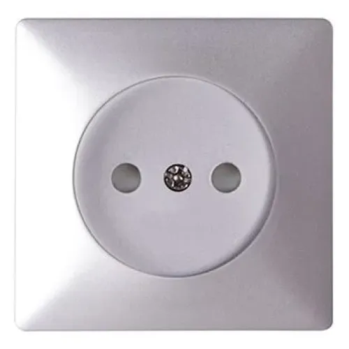 Панель e.lux.12211L.pn.aluminium до розетки без з/к "алюміній" Панель e.lux.12211L.pn.aluminium до розетки без з/к "алюміній"