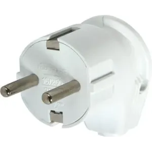 Вилка бытовая e.plug.angle.007.16, с з/к, 16А угловая белая Вилка бытовая e.plug.angle.007.16, с з/к, 16А угловая белая