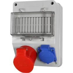 Монтажний набір 16А 3Р+N+PE 220/400V,16A 2P+PE 250V, клемна колодка 5х4кв.мм Монтажний набір 16А 3Р+N+PE 220/400V,16A 2P+PE 250V, клемна колодка 5х4кв.мм