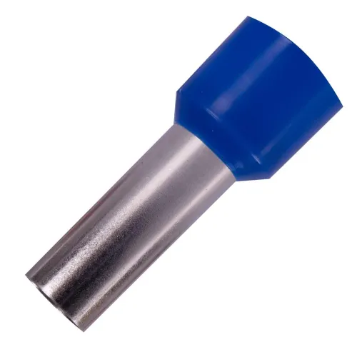 Ізольований наконечник втулковий e.terminal.stand.e25-22.blue 25,0 кв.мм, синій, 100шт Ізольований наконечник втулковий e.terminal.stand.e25-22.blue 25,0 кв.мм, синій, 100шт