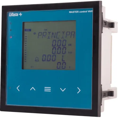 Регулятор реактивної потужності MASTER Control Var 12 (на 12 ступенів), AC110…480В, RS485 Регулятор реактивної потужності MASTER Control Var 12 (на 12 ступенів), AC110…480В, RS485