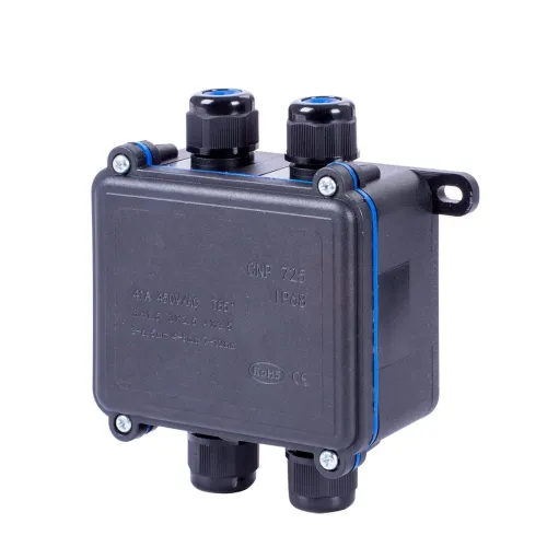 Коробка распределительная e.wdb.cnp725.4t.b с клеммником, 108х111х42 мм, IP68 Коробка распределительная e.wdb.cnp725.4t.b с клеммником, 108х111х42 мм, IP68