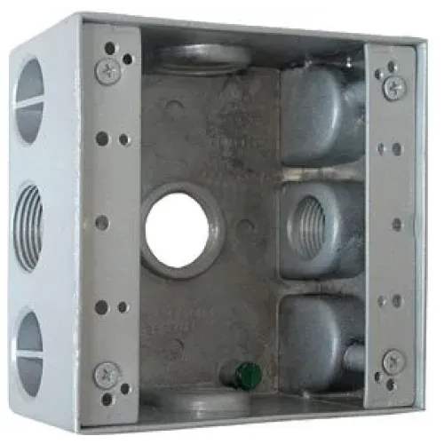 Коробка розподільча (монтажна) металева без кришки e.industrial.pipe.db.thread.5.3/4" з 5 різьбовими вводами 3/4" Коробка розподільча (монтажна) металева без кришки e.industrial.pipe.db.thread.5.3/4" з 5 різьбовими вводами 3/4"