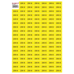 Самоклеюча наклейка "230В" e.sticker.voltage.230.1 (40х20мм) 102 шт/лист Самоклеюча наклейка "230В" e.sticker.voltage.230.1 (40х20мм) 102 шт/лист