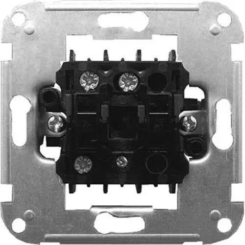 Механизм e.mz.11882.2.sw.l выключателя двухклавишного с подсветкой Механизм e.mz.11882.2.sw.l выключателя двухклавишного с подсветкой