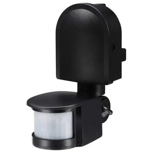 Датчик руху інфрачервоний e.sensor.pir.10F.black(чорний), 180°, IP44 Датчик руху інфрачервоний e.sensor.pir.10F.black(чорний), 180°, IP44