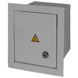 Корпус e.mbox.stand.w.06.z металевий, під 6 мод., що вбудовується, з замком Корпус e.mbox.stand.w.06.z металевий, під 6 мод., що вбудовується, з замком