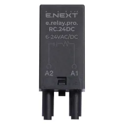 Захисний RC модуль e.relay.pro.RC.24DC, 24В DC Захисний RC модуль e.relay.pro.RC.24DC, 24В DC