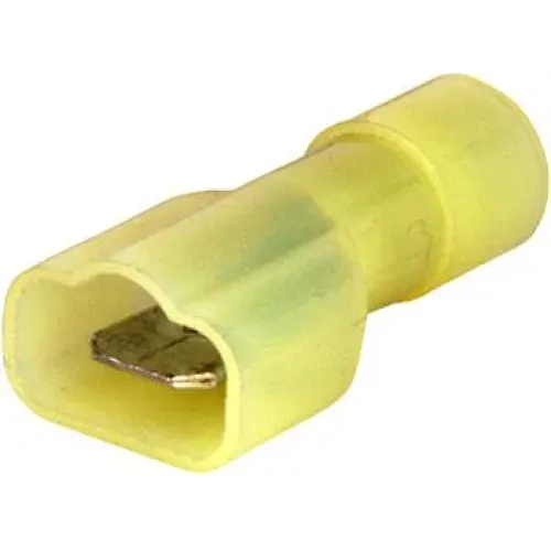 Наконечник-з'єднувач ізольований серії FN e.terminal.stand.mdfn5.5.250.yellow (fn.m.4.6) 4-6 кв.мм "папа", 100шт Наконечник-з'єднувач ізольований серії FN e.terminal.stand.mdfn5.5.250.yellow (fn.m.4.6) 4-6 кв.мм "папа", 100шт