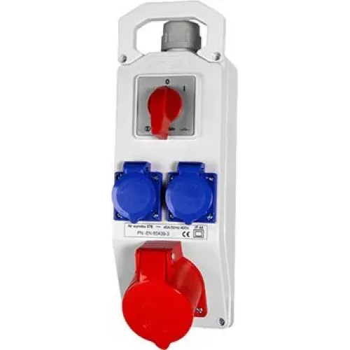Монтажный набор вим. 32А 3Р+N+PE 400V 2x16 2P+PE 250V Монтажный набор вим. 32А 3Р+N+PE 400V 2x16 2P+PE 250V
