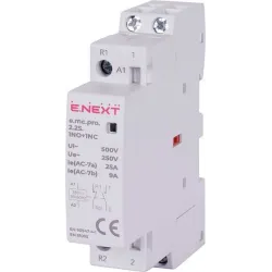 Модульний контактор e.mc.pro.2.25.1NO+1NC, 2р, 25А, 1NO+1NC, 220В Модульний контактор e.mc.pro.2.25.1NO+1NC, 2р, 25А, 1NO+1NC, 220В