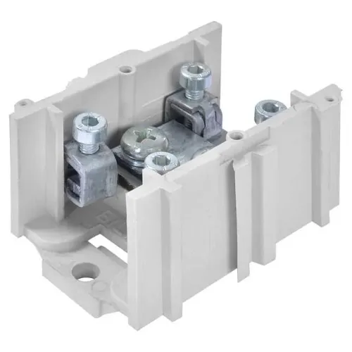 Клемна колодка прохідна e.tc.main.steel.35, 1х35 мм.кв./4х6 мм.кв., сталевий контакт Клемна колодка прохідна e.tc.main.steel.35, 1х35 мм.кв./4х6 мм.кв., сталевий контакт