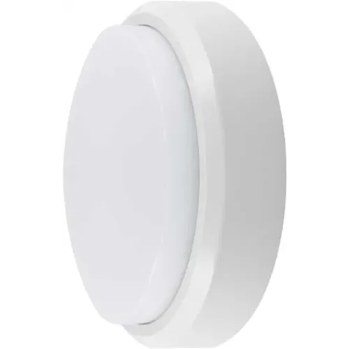 Светильник светодиодный влагозащищенный e.LED.rondo.8.4500.white, 8Вт, 4500К, IP54, белый Светильник светодиодный влагозащищенный e.LED.rondo.8.4500.white, 8Вт, 4500К, IP54, белый