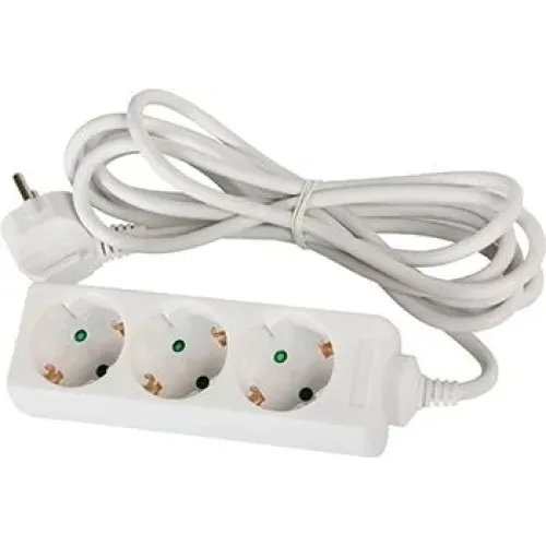 Удлинитель e.es.3.5.z.b 3 гнезда, 5м, с з/к, baby protect Удлинитель e.es.3.5.z.b 3 гнезда, 5м, с з/к, baby protect