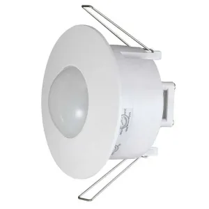 Датчик руху інфрачервоний стельовий, що вбудовується e.sensor.pir.42.white(білий), 360°, IP20 Датчик руху інфрачервоний стельовий, що вбудовується e.sensor.pir.42.white(білий), 360°, IP20