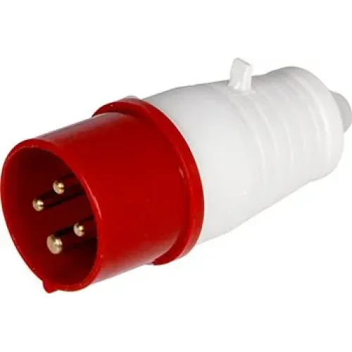 Силовая вилка переносная e.plug.pro.4.16, 4п., 380В, 16А (014) Силовая вилка переносная e.plug.pro.4.16, 4п., 380В, 16А (014)