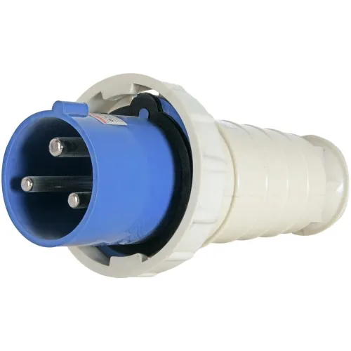 Силова вилка переносна e.plug.pro.3.63, 3п., 230В, IP 67, 63А (033) Силова вилка переносна e.plug.pro.3.63, 3п., 230В, IP 67, 63А (033)