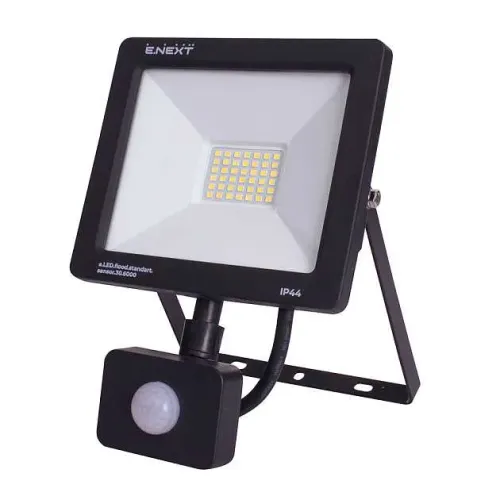 Прожектор светодиодный с датчиком движения e.LED.flood.stand.sensor.30.6000, 30Вт, 6000К Прожектор светодиодный с датчиком движения e.LED.flood.stand.sensor.30.6000, 30Вт, 6000К