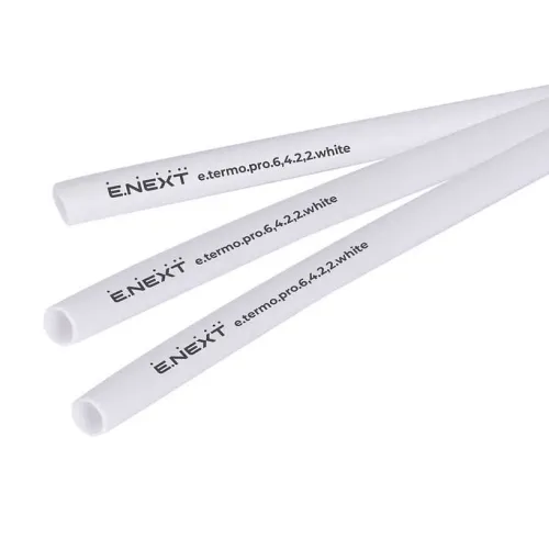 Термоусаджувальна трубка з клейовим шаром e.termo.pro.6,4.2,2.white, 6,4/2,2, 1м, біла Термоусаджувальна трубка з клейовим шаром e.termo.pro.6,4.2,2.white, 6,4/2,2, 1м, біла