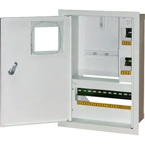 Корпус e.mbox.stand.w.f1.16.z.e металлический, под 1-ф электронный счетчик, 16 встраиваемый мод. с замком Корпус e.mbox.stand.w.f1.16.z.e металлический, под 1-ф электронный счетчик, 16 встраиваемый мод. с замком