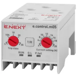 Реле захисту двигуна e.control.m05, 4-20А Реле захисту двигуна e.control.m05, 4-20А