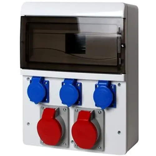 Монтажний набір - 2 х32A (230/400V) 4 кв.мм, 3х16А 230V 1,5 кв.мм, 13 мод. Монтажний набір - 2 х32A (230/400V) 4 кв.мм, 3х16А 230V 1,5 кв.мм, 13 мод.