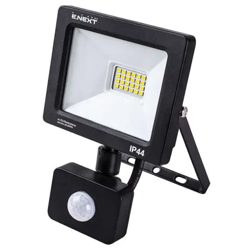 Прожектор светодиодный с датчиком движения e.LED.flood.stand.sensor.20.6000, 20Вт, 6000К Прожектор светодиодный с датчиком движения e.LED.flood.stand.sensor.20.6000, 20Вт, 6000К
