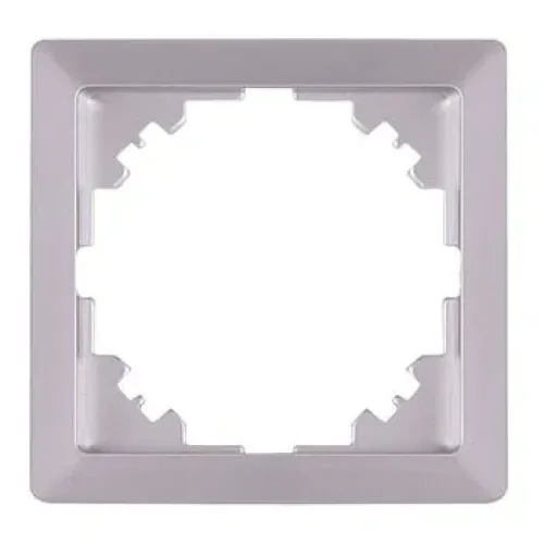 Рамка e.lux.10024L.1.fr.aluminium 1-местная, "алюминий" Рамка e.lux.10024L.1.fr.aluminium 1-местная, "алюминий"