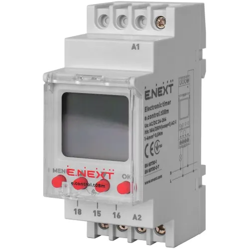 Таймер электронный e.control.t08m Таймер электронный e.control.t08m