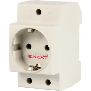 Розетка на DIN-рейку e.socket.pro.din.tms, 230 В, з з/к Розетка на DIN-рейку e.socket.pro.din.tms, 230 В, з з/к