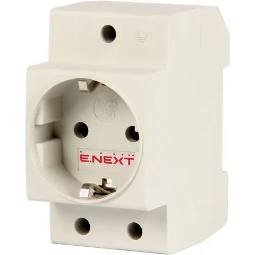 Розетка на DIN-рейку e.socket.pro.din.tms, 230 В, з з/к Розетка на DIN-рейку e.socket.pro.din.tms, 230 В, з з/к