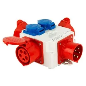 Монтажный набор-разветвитель 16A 3P+N+PE 400V/ 3x16A 3P+N+PE 400V, 2x16A 2P+PE 250V