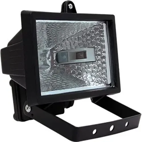 Світильник e.halogen.500.black 500Вт, чорний прожектор Світильник e.halogen.500.black 500Вт, чорний прожектор