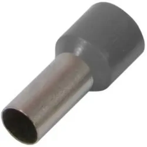 Ізольований наконечник втулковий e.terminal.stand.e10-12.grey 10,0 кв.мм, сірий, 100шт Ізольований наконечник втулковий e.terminal.stand.e10-12.grey 10,0 кв.мм, сірий, 100шт
