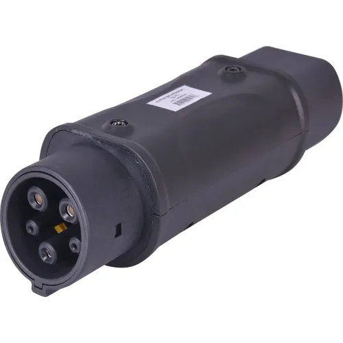 Переходник e.charge.adapter.T2-T1 с Т2 на Т1, монолит, 32А Переходник e.charge.adapter.T2-T1 с Т2 на Т1, монолит, 32А