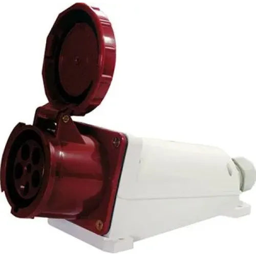 Силовая розетка стационарная e.socket.pro.5.63, 5п., 380В, IP 67, 63А (135) Силовая розетка стационарная e.socket.pro.5.63, 5п., 380В, IP 67, 63А (135)