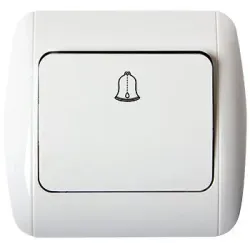 Вимикач e.install.stand.811D дзвоника з рамкою Вимикач e.install.stand.811D дзвоника з рамкою
