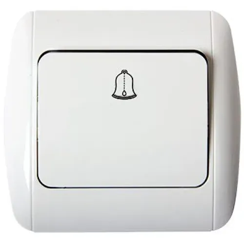 Вимикач e.install.stand.811D дзвоника з рамкою Вимикач e.install.stand.811D дзвоника з рамкою