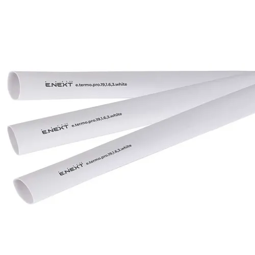Термоусадочная трубка с клеевым слоем e.termo.pro.19,1.6,3.white, 19,1/6,3, 1м, белая Термоусадочная трубка с клеевым слоем e.termo.pro.19,1.6,3.white, 19,1/6,3, 1м, белая