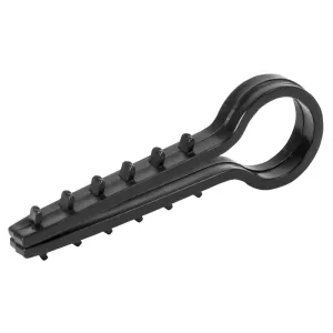 Дюбель - ялинка 12 mm для круглого проводу e.metiz.dowel.fir.black.12, чорний 100 шт. Дюбель - ялинка 12 mm для круглого проводу e.metiz.dowel.fir.black.12, чорний 100 шт.