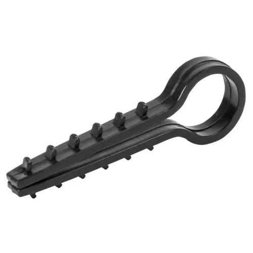 Дюбель - ялинка 12 mm для круглого проводу e.metiz.dowel.fir.black.12, чорний 100 шт. Дюбель - ялинка 12 mm для круглого проводу e.metiz.dowel.fir.black.12, чорний 100 шт.