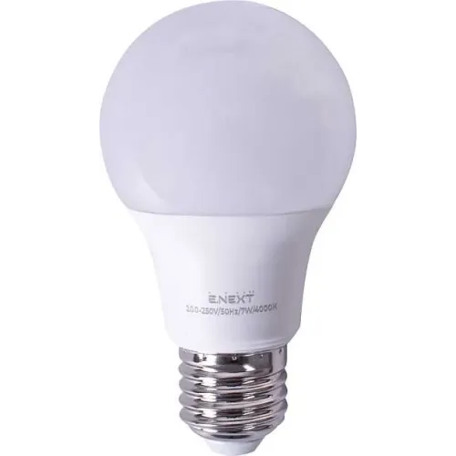 Лампа светодиодная e.LED.lamp.A60.E27.7.4000, 7Вт, 4000К Лампа светодиодная e.LED.lamp.A60.E27.7.4000, 7Вт, 4000К