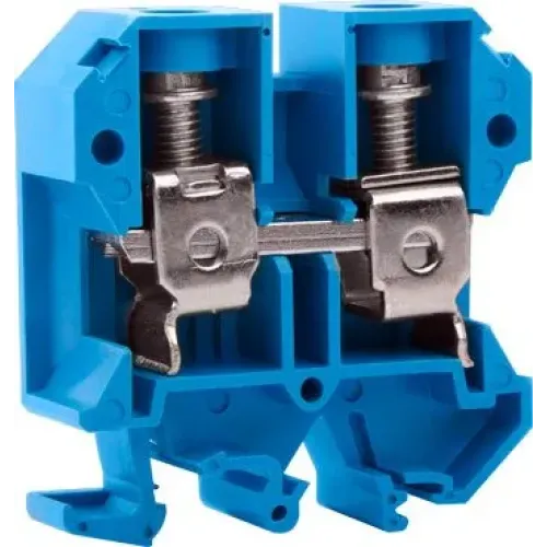 Клемная колодка наборная на DIN-рельсе e.tc.din.pro.35.blue, синяя, без крышки Клемная колодка наборная на DIN-рельсе e.tc.din.pro.35.blue, синяя, без крышки