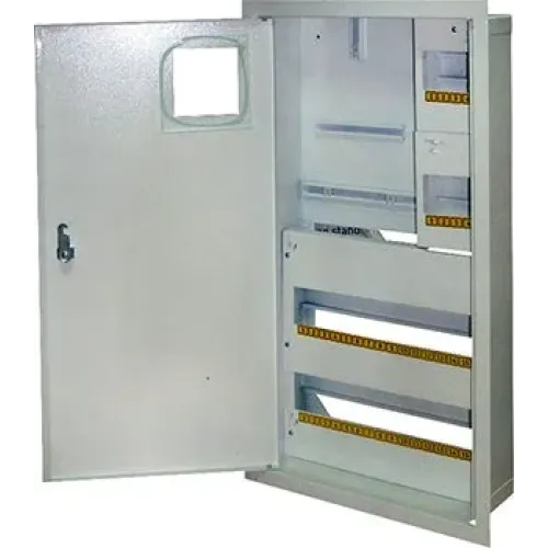 Корпус e.mbox.stand.w.f3.36.z.e металлический, под 3-ф. электронный счетчик, 36 мод., встраиваемый, с замком Корпус e.mbox.stand.w.f3.36.z.e металлический, под 3-ф. электронный счетчик, 36 мод., встраиваемый, с замком