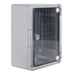 Корпус з ABS-пластику e.plbox.pro.p.33.25.14.tr з прозорими дверцятами 330x250x140мм IP65 Корпус з ABS-пластику e.plbox.pro.p.33.25.14.tr з прозорими дверцятами 330x250x140мм IP65