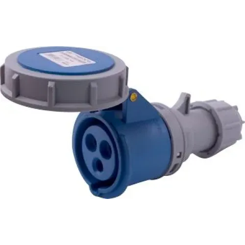 Силовая розетка переносная e.socket.213.16.67, 3п., 230В, 16А, IP 67 Силовая розетка переносная e.socket.213.16.67, 3п., 230В, 16А, IP 67
