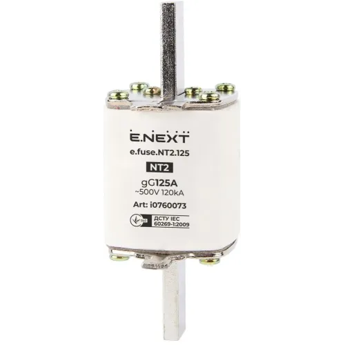Запобіжник плавкий e.fuse.NT2.125, габарит 2, 125А Запобіжник плавкий e.fuse.NT2.125, габарит 2, 125А