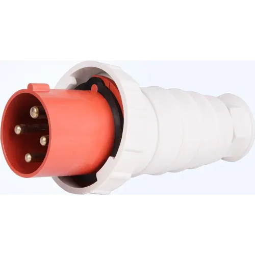 Силова вилка переносна e.plug.pro.4.63, 4п., 380В, IP 67, 63А (034) Силова вилка переносна e.plug.pro.4.63, 4п., 380В, IP 67, 63А (034)